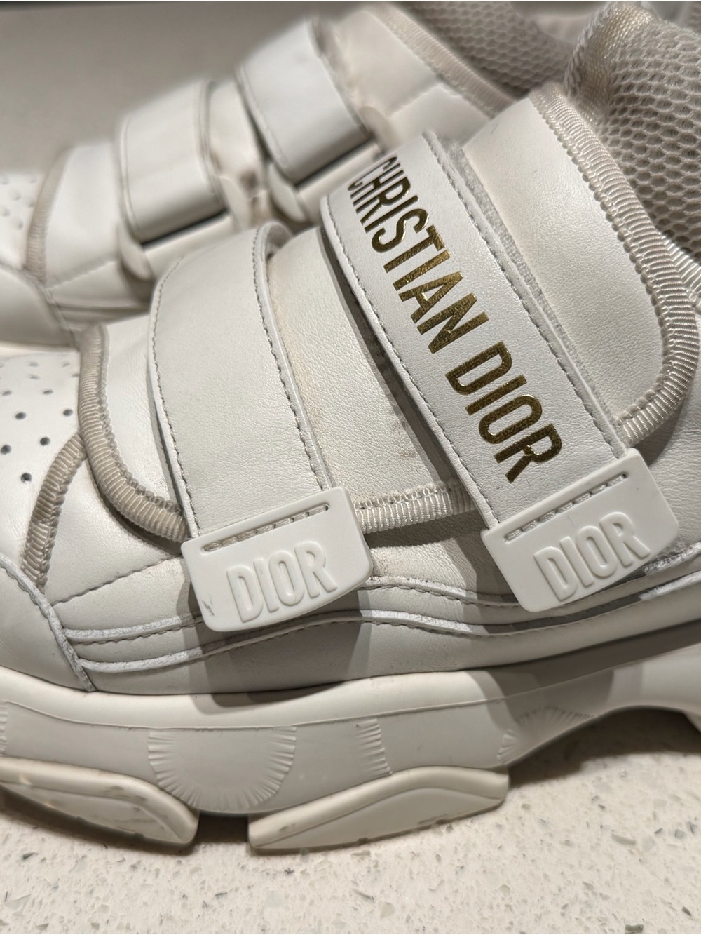 ❌SOLD❌ Dior White Logo Insole Print sneakers - Picture 5 of 10